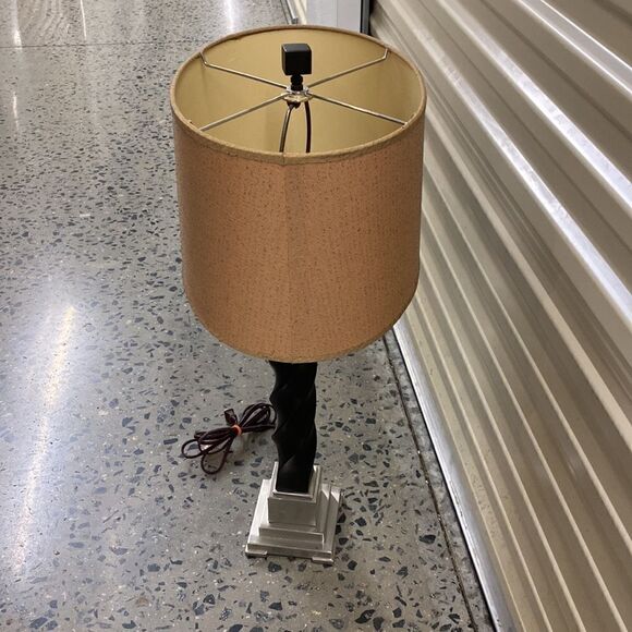 Uttermost Twist Table Tuco Lamp in Antique Black Twisted Metal - Picture 9 of 10